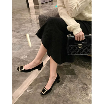 Narella™ | Elegant Sandals with Mid-Heel and Square-Toe — Sophistication and Comfort