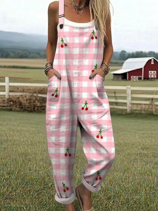 Evie™ | Gingham Jumpsuit