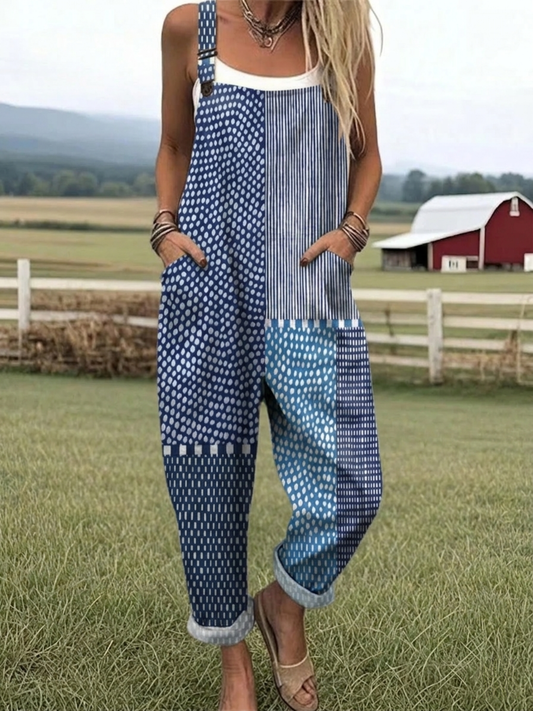 Mira™ | Patchwork Jumpsuit