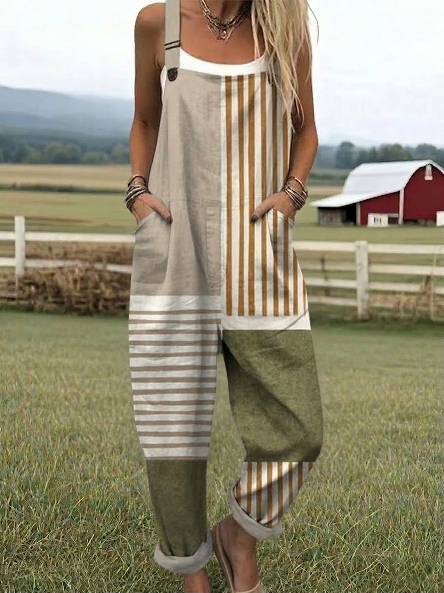 Leona™ | Striped Jumpsuit