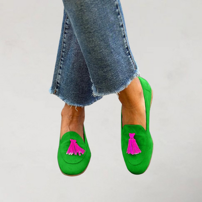Marieke | Elegant tassel moccasins