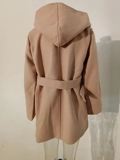Elira™ Hooded Wool Coat — soft warmth and contemporary style