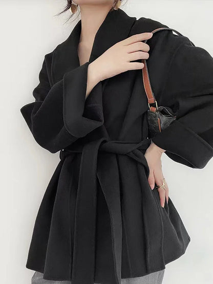 Amélie™ | Wool and cashmere coat, handmade with care