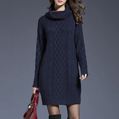 Brenda™ | Elegant & Knitted Winter Dress