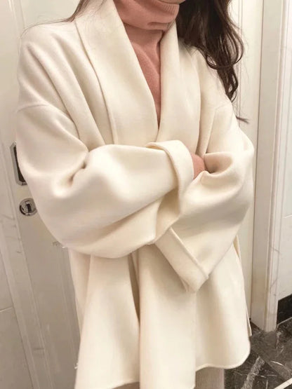 Amélie™ | Wool and cashmere coat, handmade with care