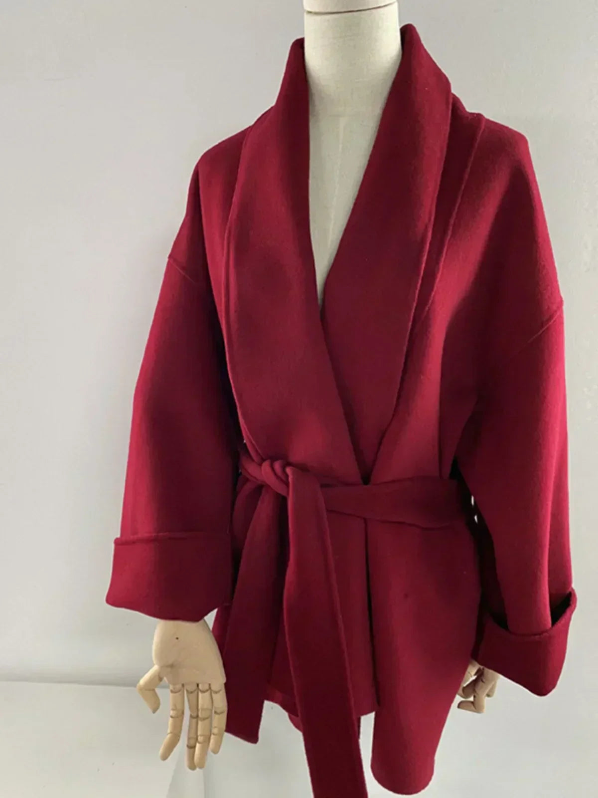 Amélie™ | Wool and cashmere coat, handmade with care