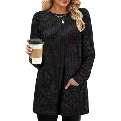 Carol™ | Long Ladies' Sweater with Pockets
