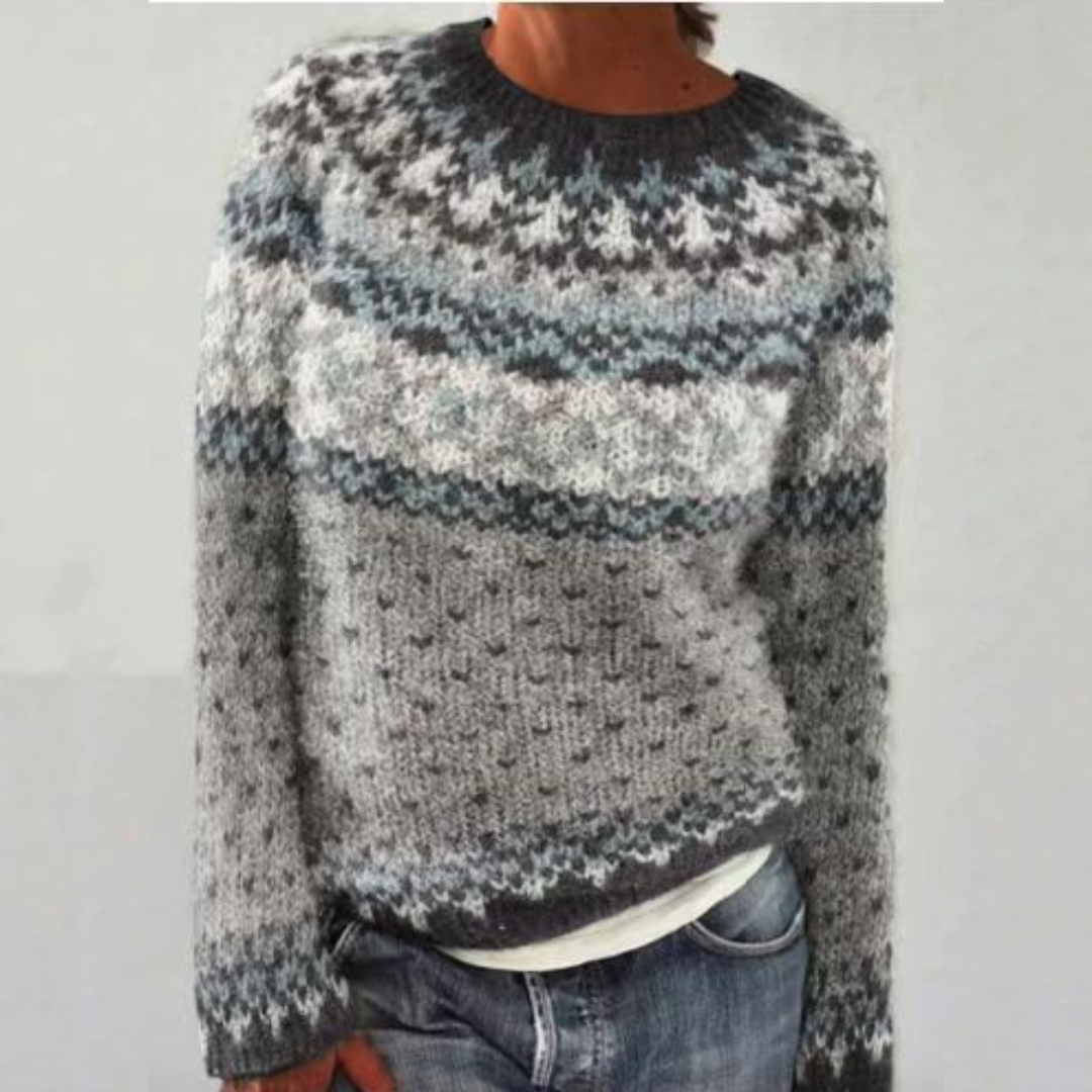 Silvia™ - Retro chic and on-trend sweater
