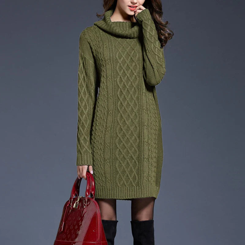 Brenda™ | Elegant & Knitted Winter Dress