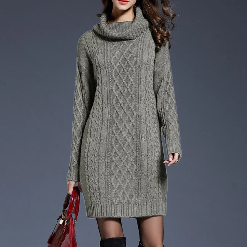 Brenda™ | Elegant & Knitted Winter Dress