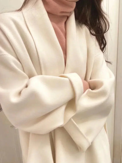 Amélie™ | Wool and cashmere coat, handmade with care