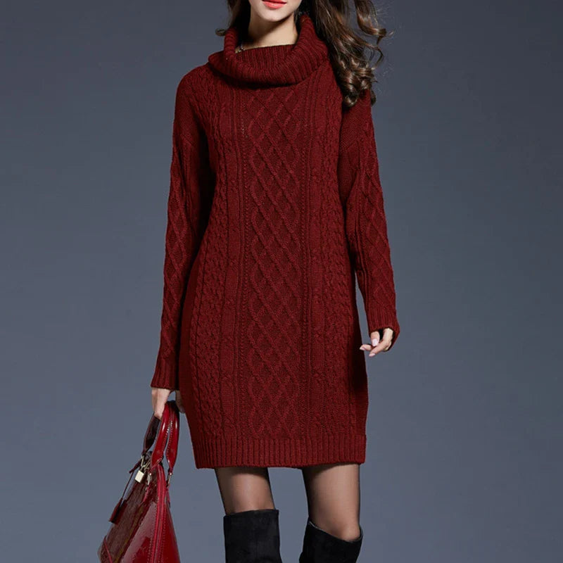 Brenda™ | Elegant & Knitted Winter Dress