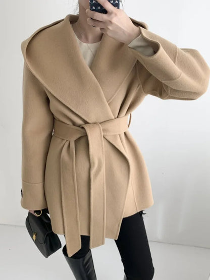 Elira™ Hooded Wool Coat — soft warmth and contemporary style