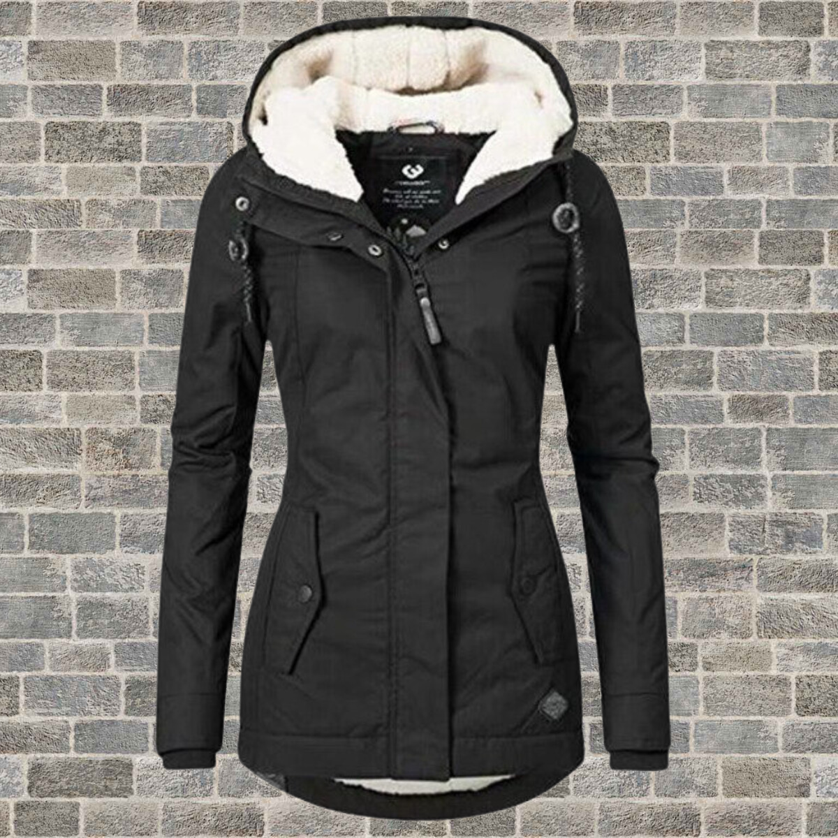 Jenna - Ultra-Soft and Warm Sherpa Hooded Coat