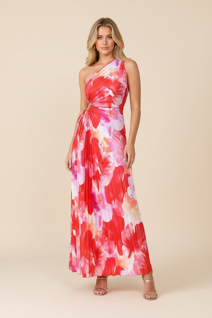 Juniper | Women's One-Shoulder Printed Maxi Dress