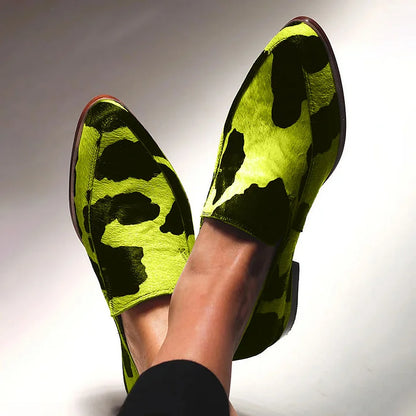 Delphine™ | Animal-Print Loafers