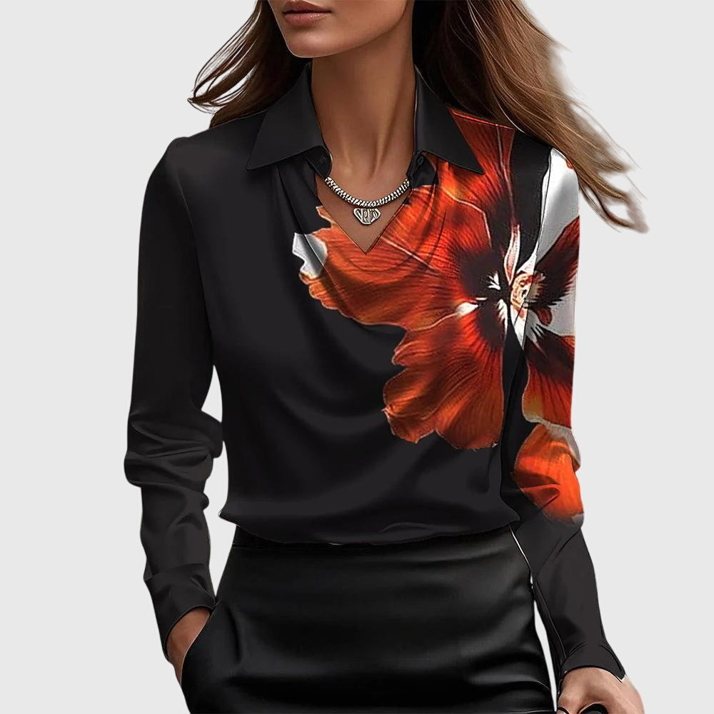 Zoe™ | Elegant Satin Blouse