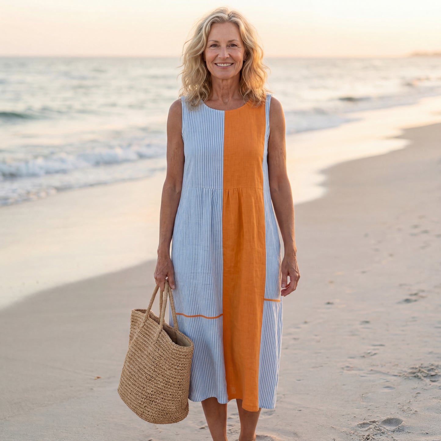 May™ Colorblock Midi Dress