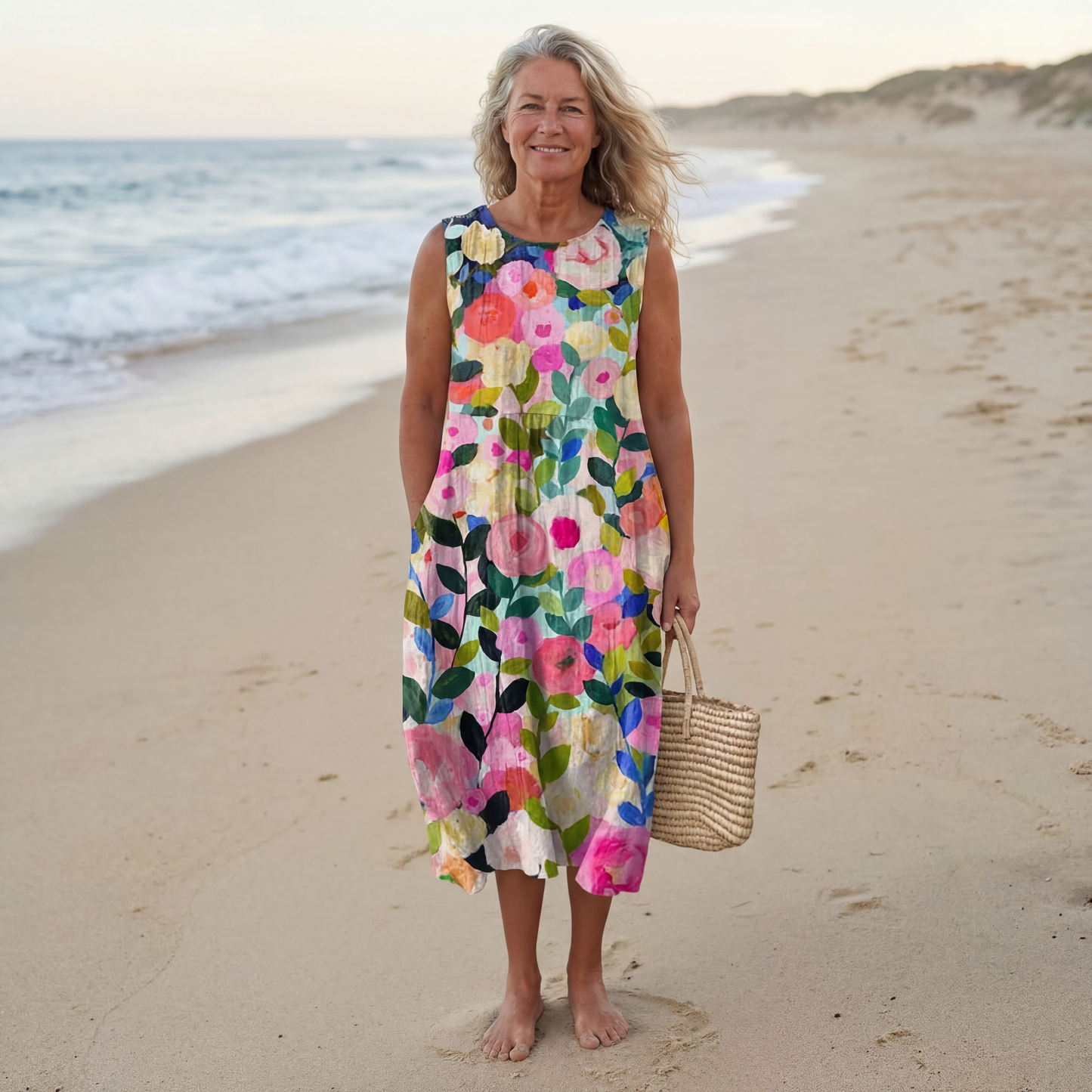 Ava™ Floral Midi Dress