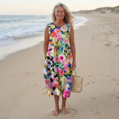 Ava™ Floral Midi Dress