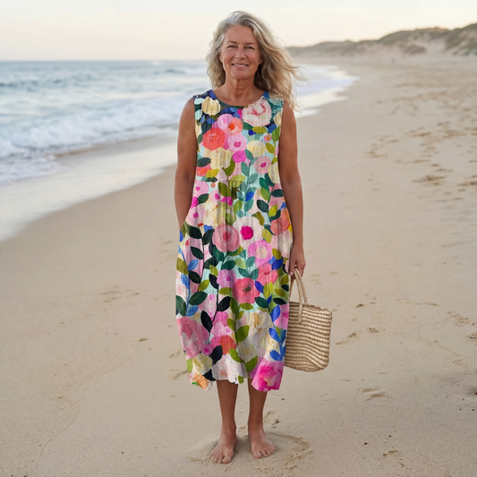 Ava™ Floral Midi Dress