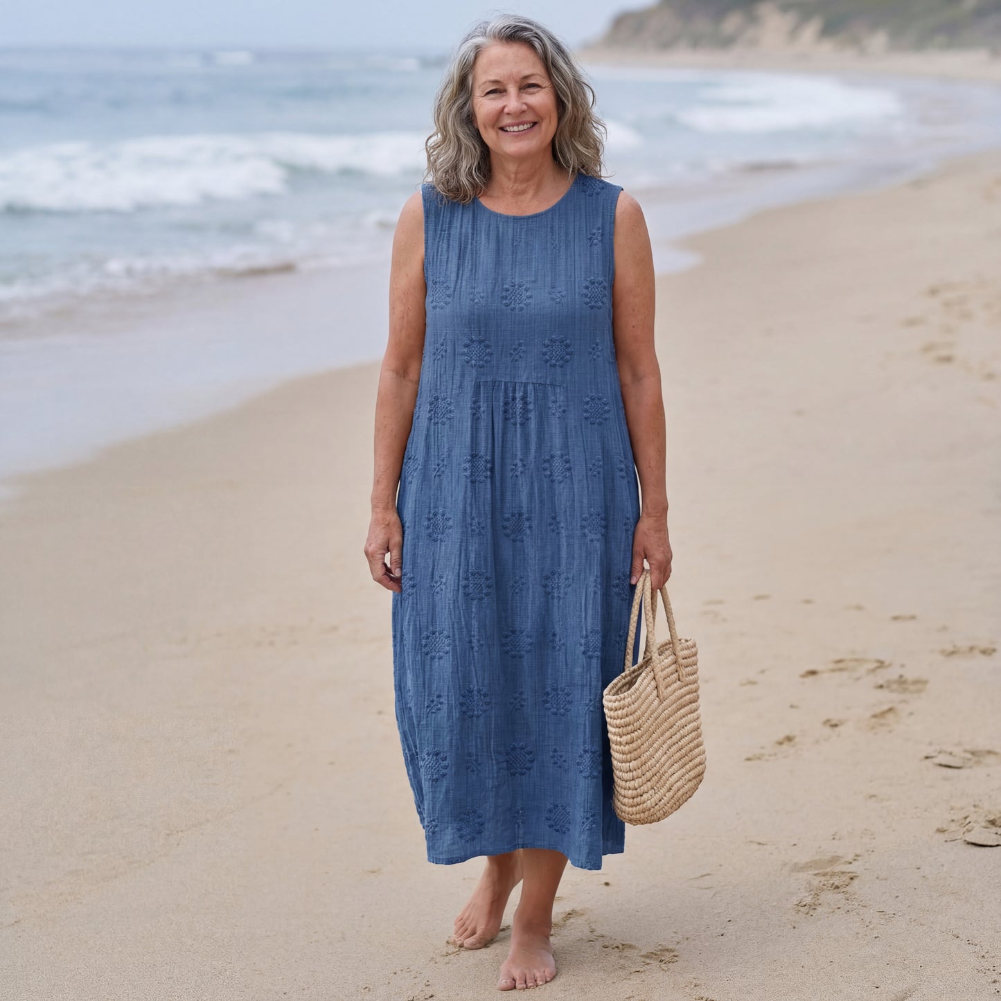 Sara™ Patterned Midi Dress