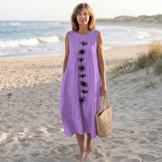 Emma™ Violet Bloom Midi Dress