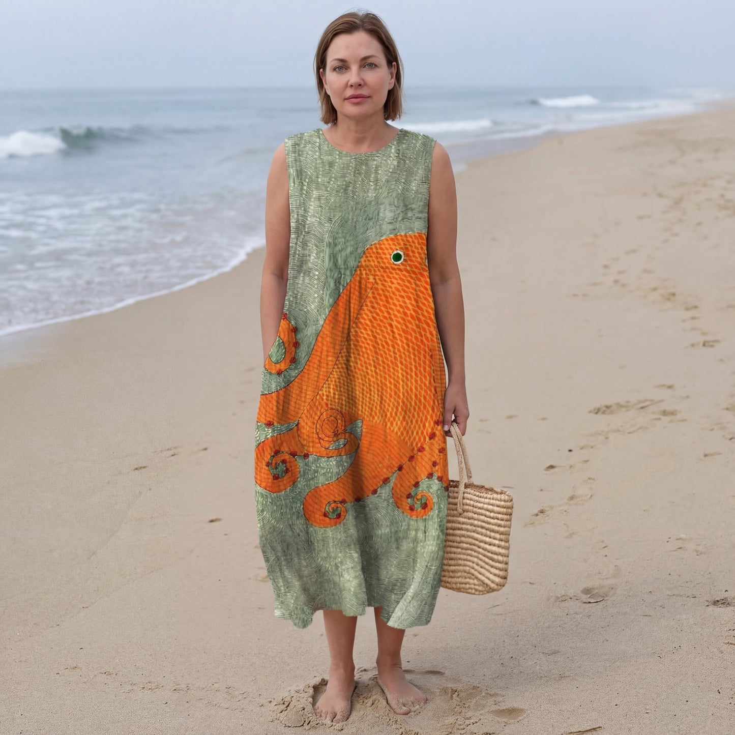 Tess™ Oceanic Midi Dress