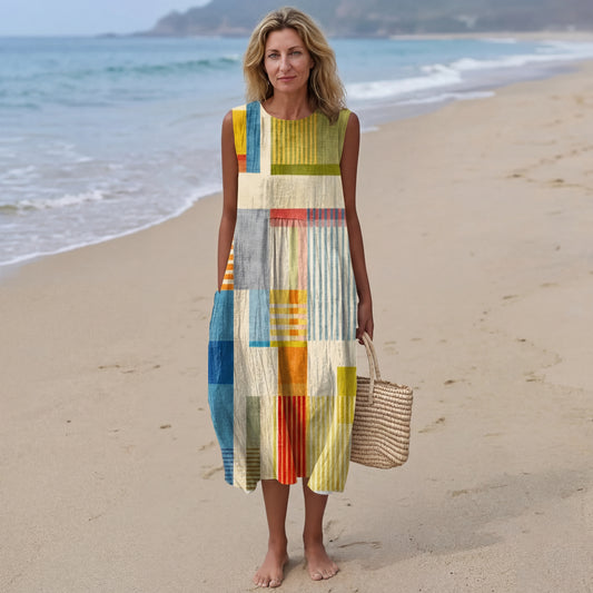 Eve™ Geometric Midi Dress