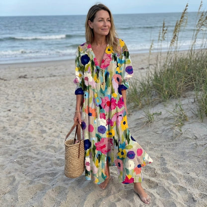 Zariah | Elegant Bohemian Maxi Dress