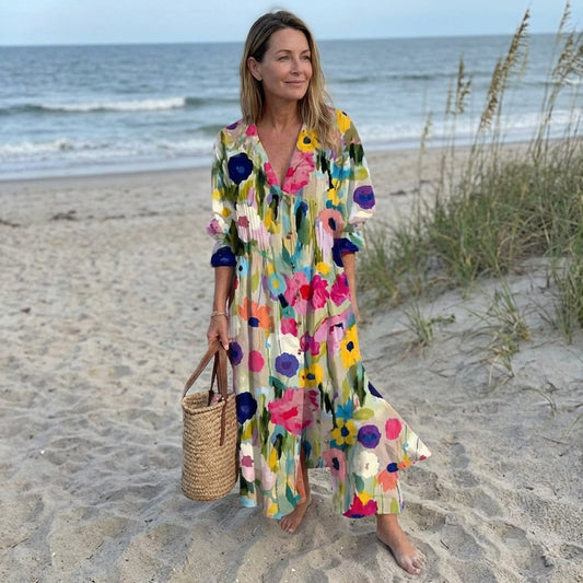 Zariah | Elegant Bohemian Maxi Dress