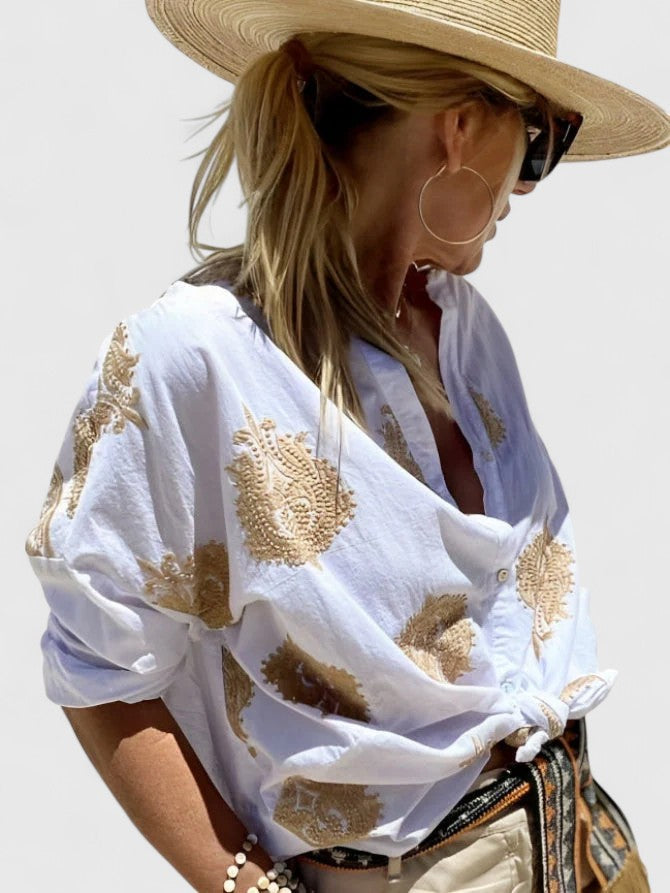 Veronika™ | Embroidered Blouse
