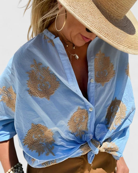 Veronika™ | Embroidered Blouse