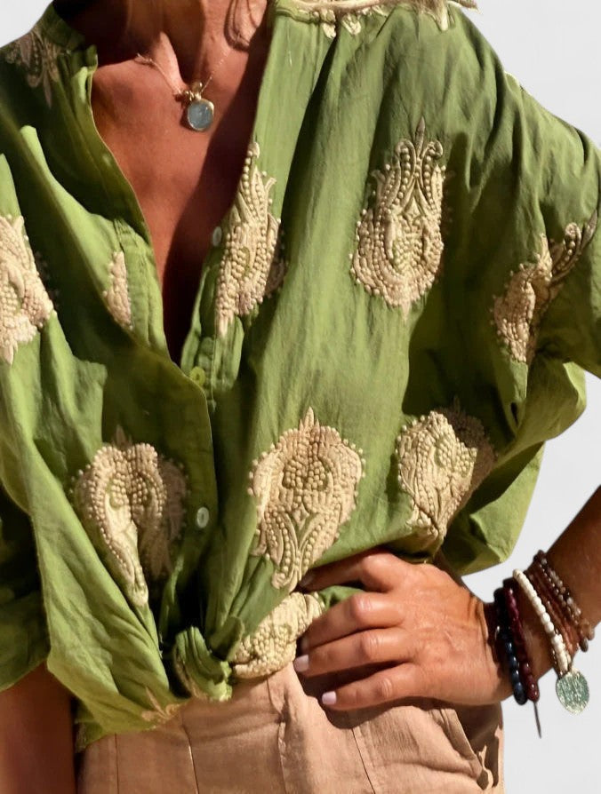 Veronika™ | Embroidered Blouse
