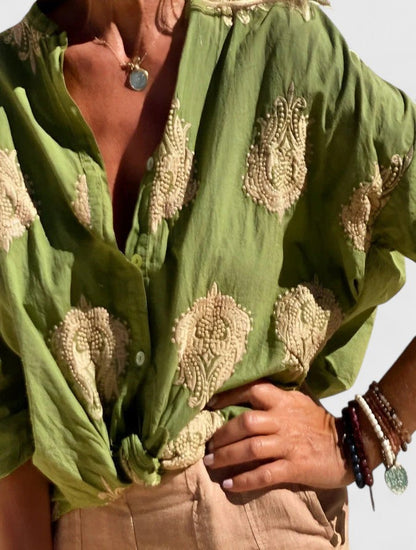 Veronika™ | Embroidered Blouse
